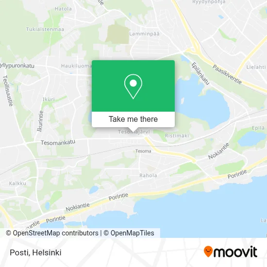 Posti map