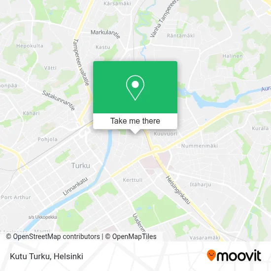 Kutu Turku map