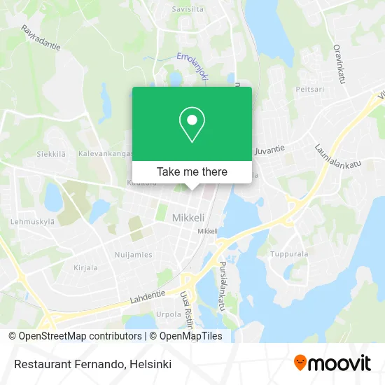 Restaurant Fernando map