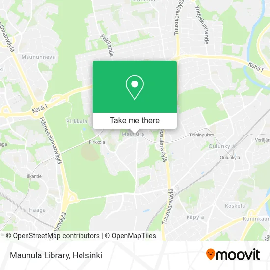 Maunula Library map
