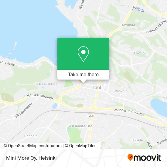 Mini More Oy map