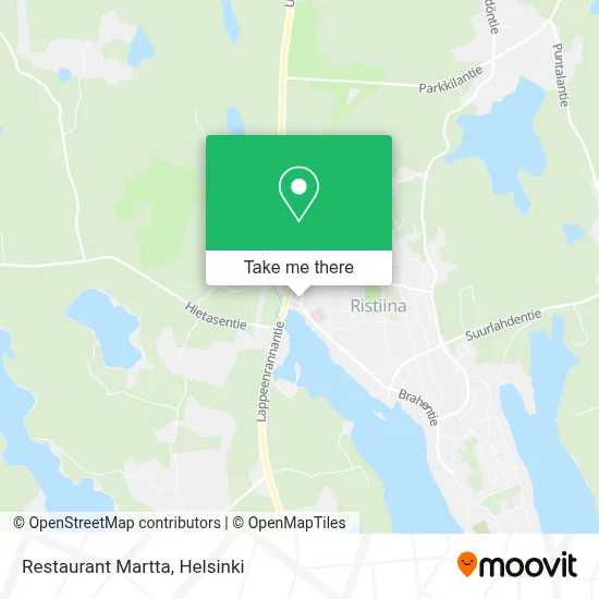 Restaurant Martta map