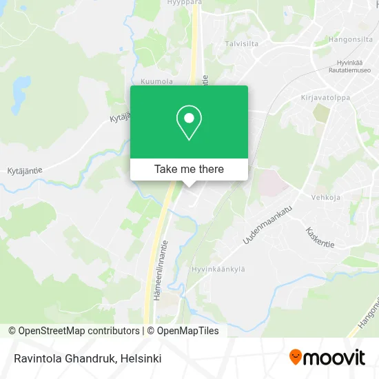 Ravintola Ghandruk map