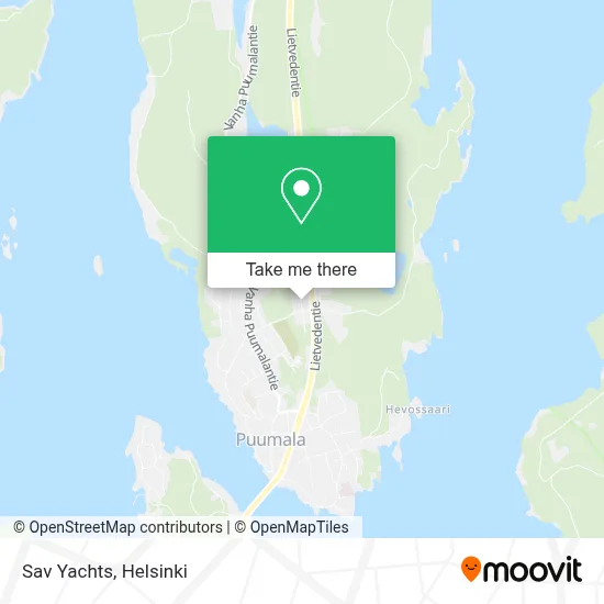 Sav Yachts map