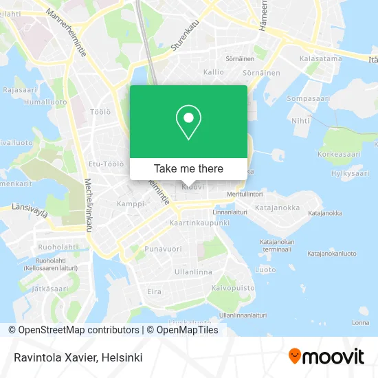 Ravintola Xavier map