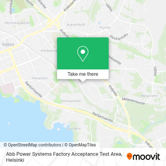 Abb Power Systems Factory Acceptance Test Area map