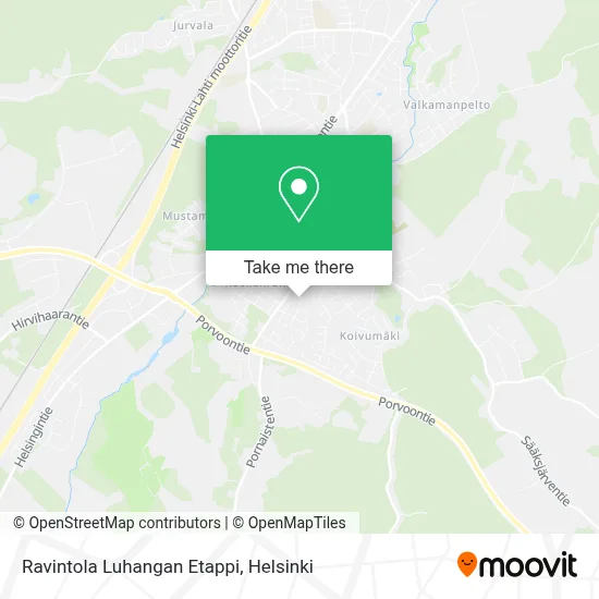 Ravintola Luhangan Etappi map