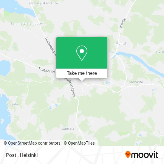 Posti map