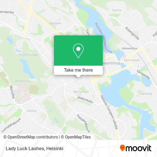 Lady Luck Lashes map