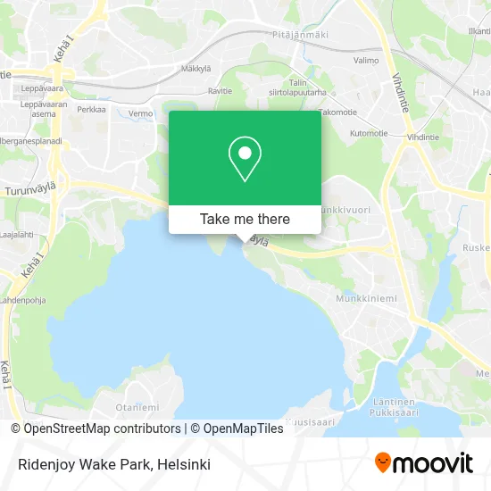 Ridenjoy Wake Park map