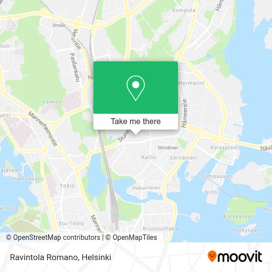 Ravintola Romano map
