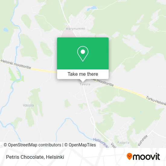 Petris Chocolate map