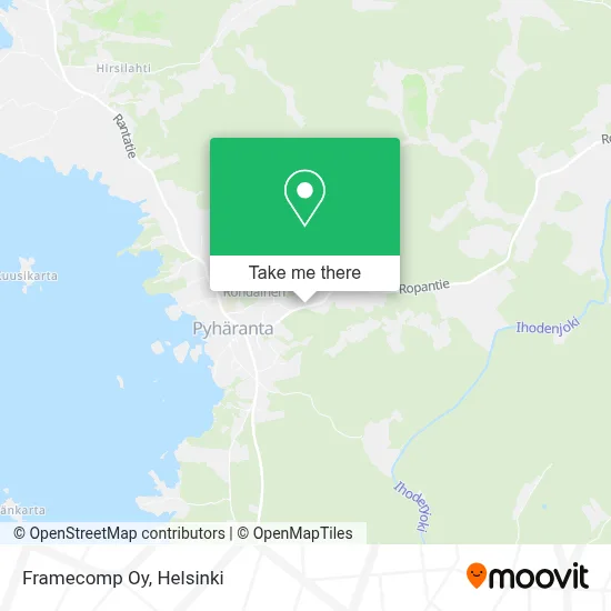 Framecomp Oy map