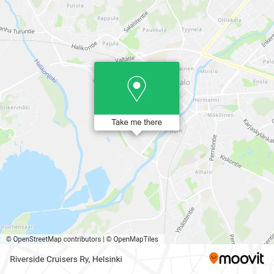 Riverside Cruisers Ry map