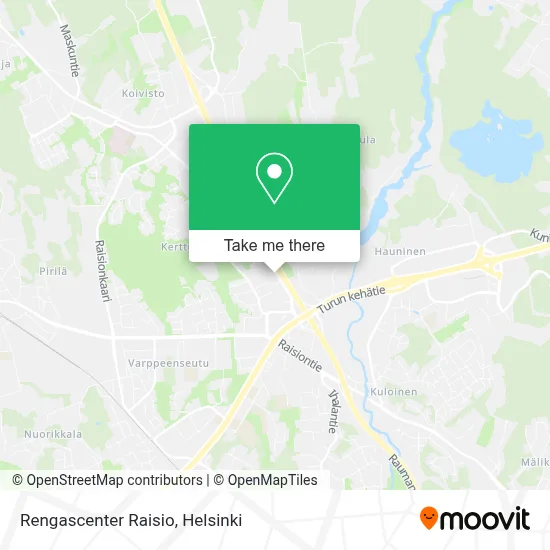 Rengascenter Raisio map