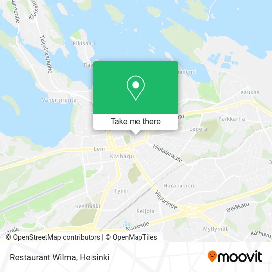 Restaurant Wilma map
