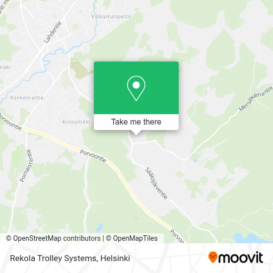 Rekola Trolley Systems map