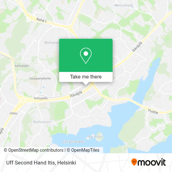 Uff Second Hand Itis map