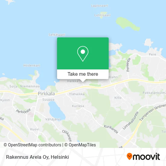 Rakennus Arela Oy map