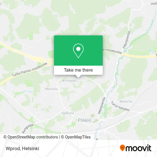 Wprod map
