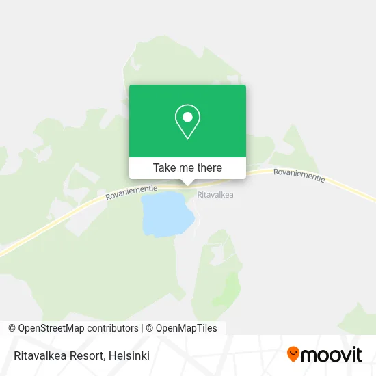 Ritavalkea Resort map