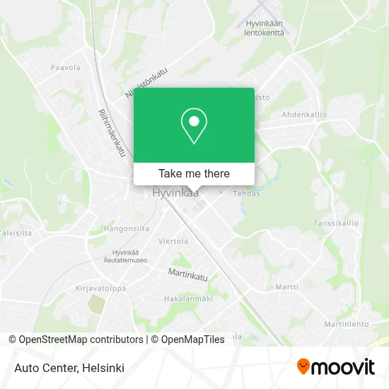 Auto Center map