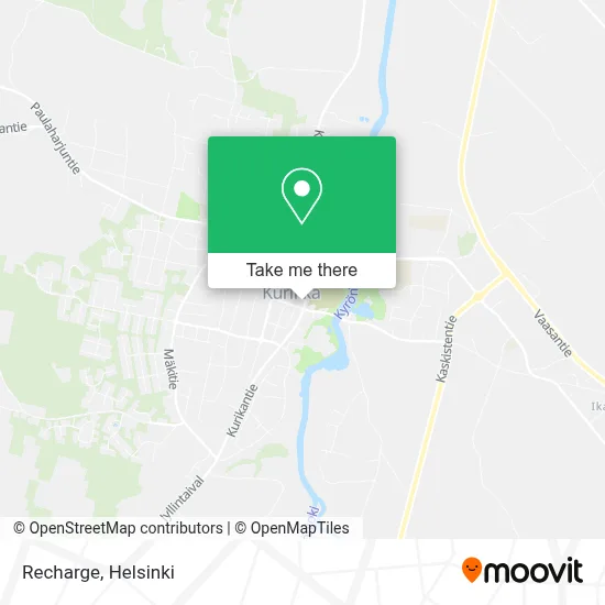 Recharge map