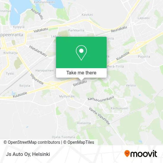 Js Auto Oy map