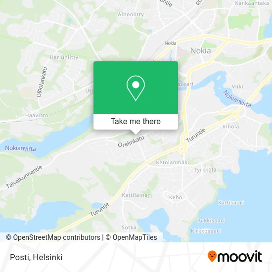 Posti map