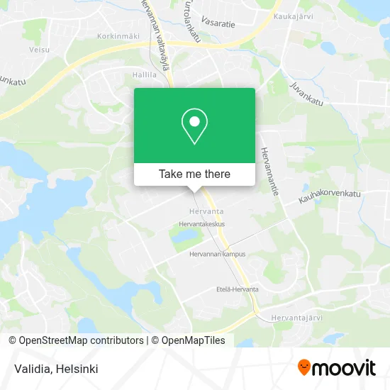 Validia map