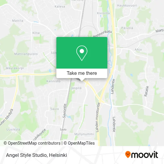 Angel Style Studio map