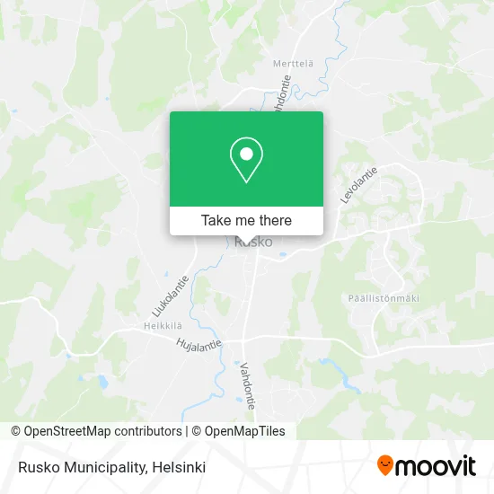 Rusko Municipality map