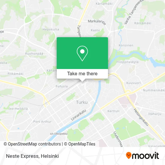 Neste Express map