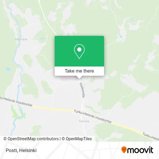 Posti map