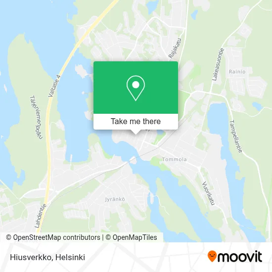 Hiusverkko map