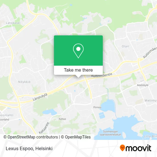 Lexus Espoo map