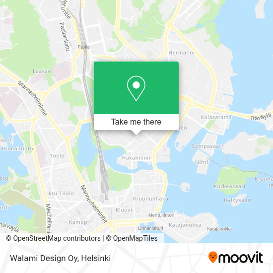 Walami Design Oy map