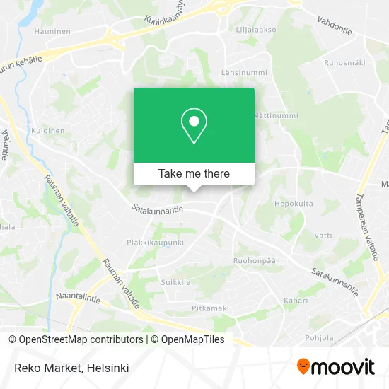 Reko Market map