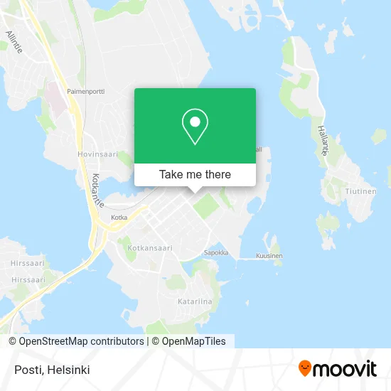 Posti map