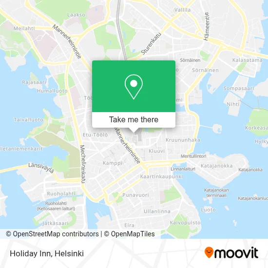 Holiday Inn map