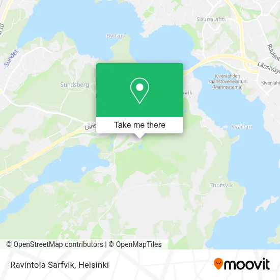 Ravintola Sarfvik map