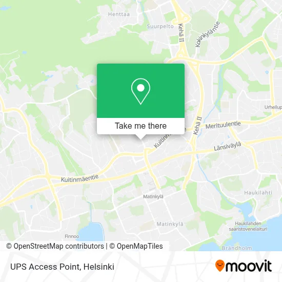 UPS Access Point map