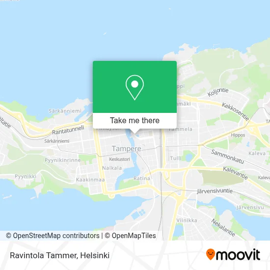 Ravintola Tammer map
