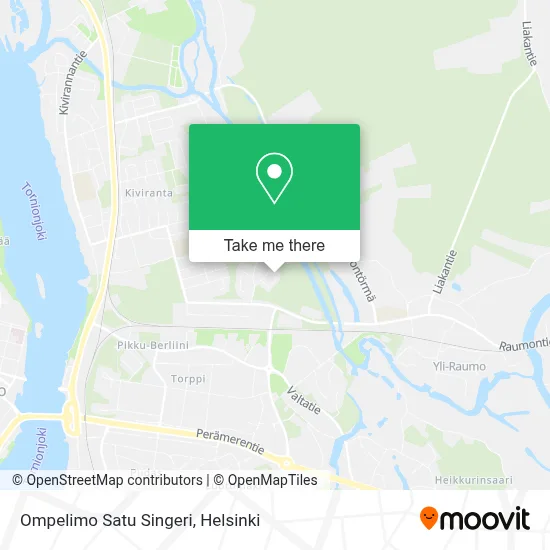 Ompelimo Satu Singeri map