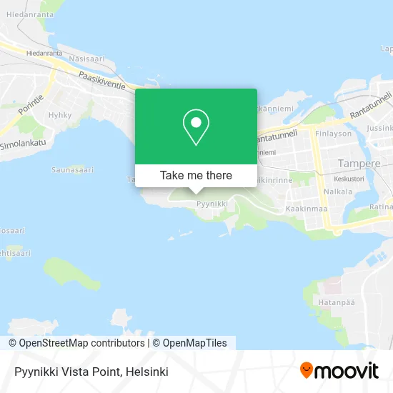 Pyynikki Vista Point map