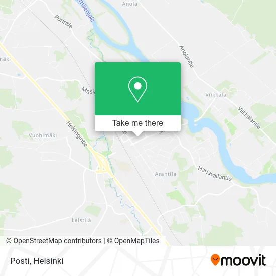 Posti map
