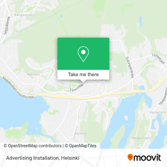Advertising Installation map