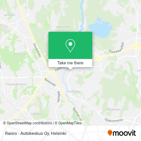 Raisio - Autokeskus Oy map
