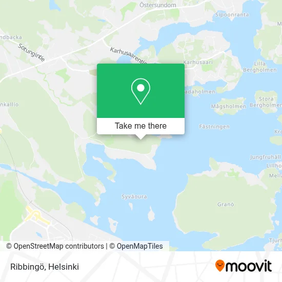 Ribbingö map