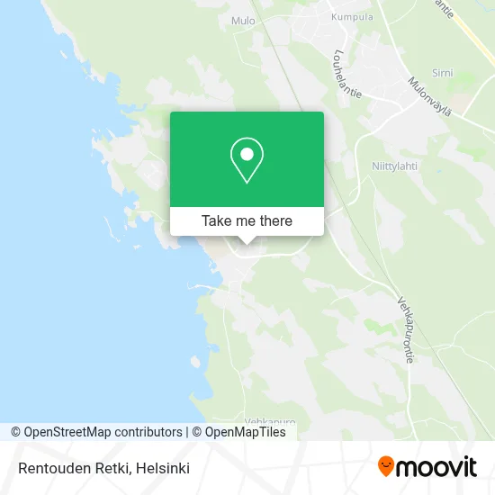 Rentouden Retki map